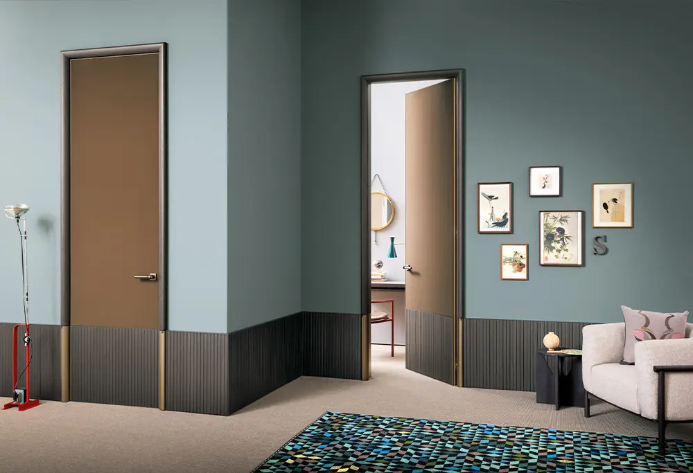 Smoked oak of the wall board