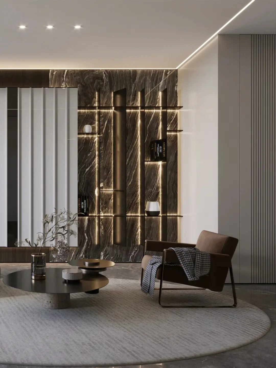 Elevating Brand Image with Modern Minimalist Bookcases in Retail Environments