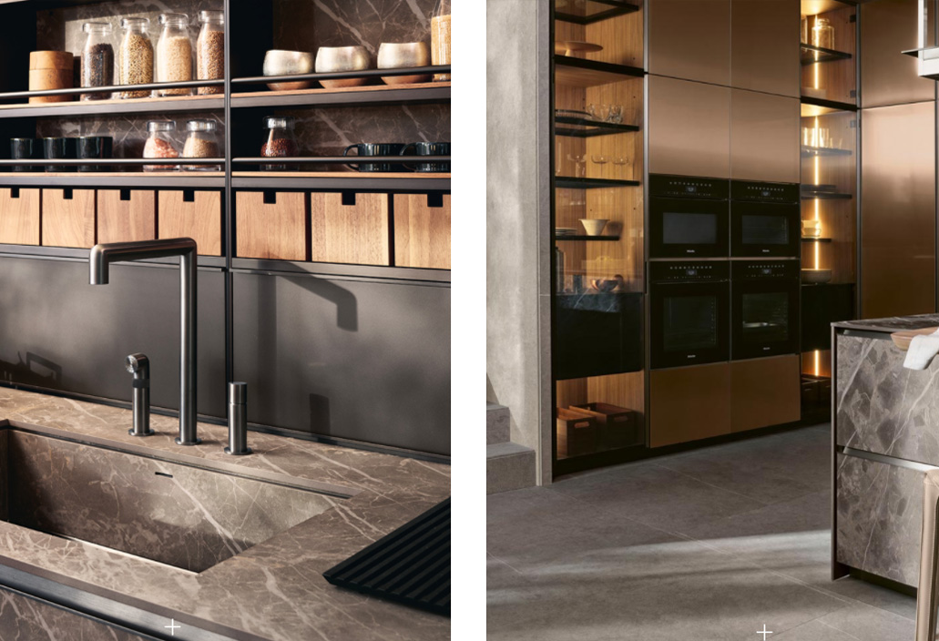 kitchen canbinet with Stainless Steel and Slate (12)l1w