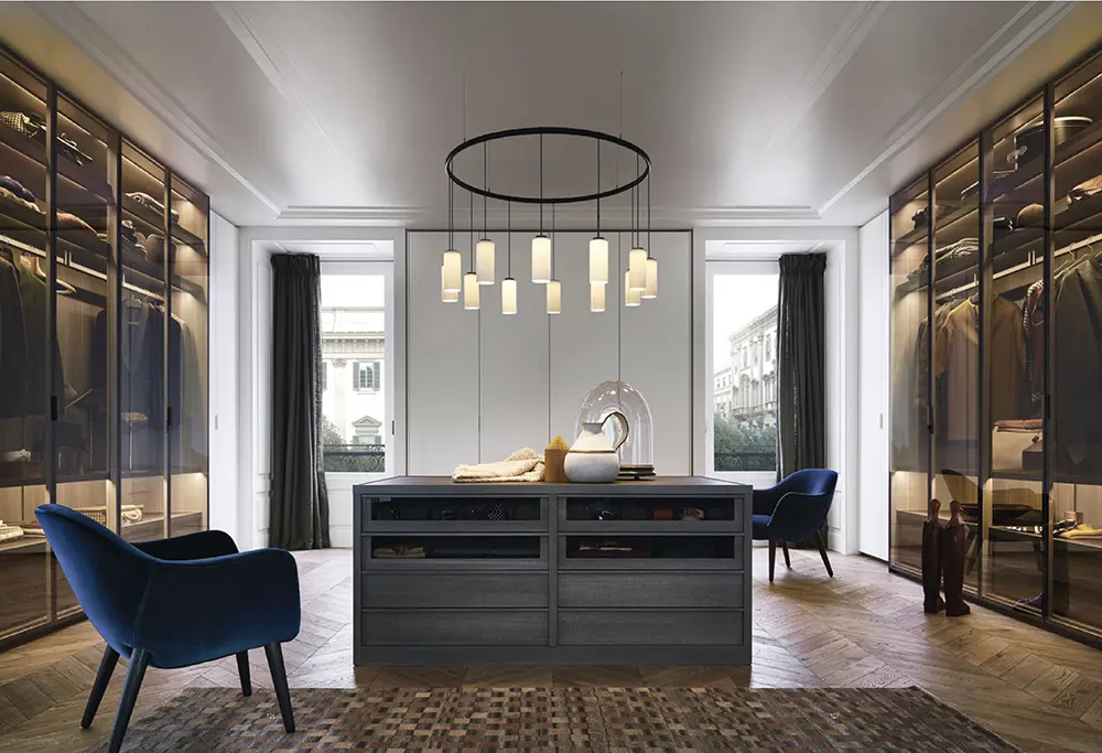 The new Sky Collection Wardrobe with a Island