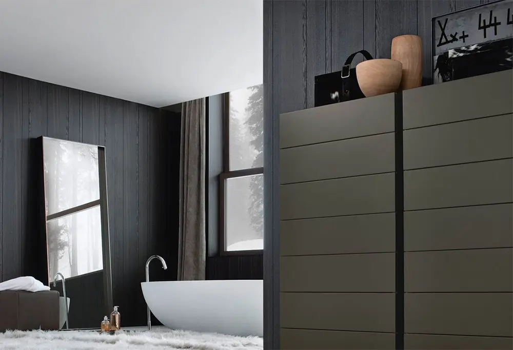 Smoked oak of the wall board