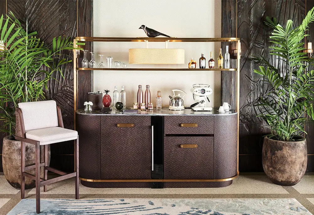 Alpi veneer of the wall board