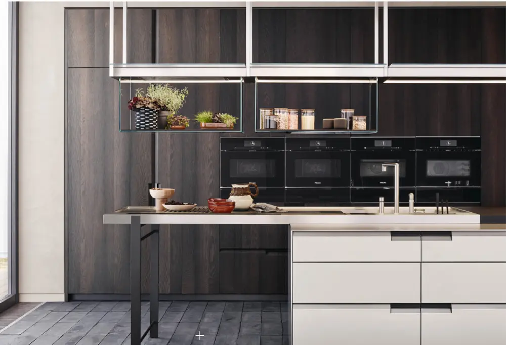 9 smoke ork veneer and metal lacquer kitchen (3)mbh