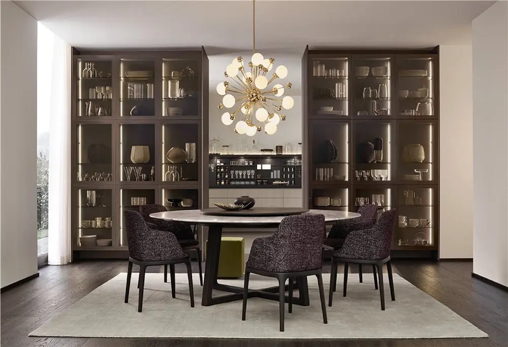 Kitchen systems Aluminum door cabinet