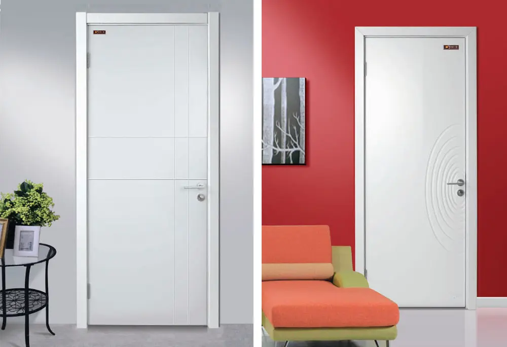 Romantic Life Ivory White Wooden Door